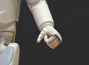 Ein Roboter Arm als Symbol der Digitalisierung in der Zukunft